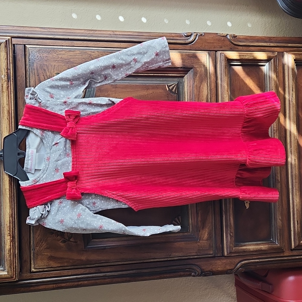 2-piece Bonnie Jean  Red Corduroy